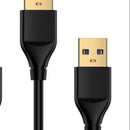 353915. ICC MH USB 2.0 Male A to Male A, 10 Ft. , Black