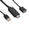 MVUSB-A-MF to HDMI M, MVO 2 in 1 1080P USB Female to HDMI Male HDTV Adapter