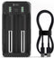 18650 Dual Battery Charger for 18650 3.7V Li-ion  Rechargeable Batteries