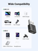 USBCF-USBAM, MVO USB to USB C , 10Gbps USB C Fem to USB 3.0 Male Adap Type C Charge