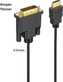 MV2661, MVO HDMI to DVI Cable 3ft 5-Pack, Bidirectional DVI-D to HDMI