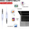 Ear bud Head Phones  Wired Earbuds Headphones, 3.5mm Jack Ear Buds with Microphone and High Sound Quality, Earphones Compatible with Computer Laptop iPad and Android Phones in School Office and Home