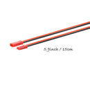MVJST-PLUG-PR, 1 Pair Male and Female 2pin JST Connectors w/Leads 2.0mm