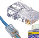 202010J, Platinum Tools  Ez-Rj45 Cat6 100 Piece J