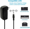 4811A10T. MVO  9Volt DC Guitar Pedal Power Supply 2A Max 9 Volt Power Adapter DC 9V Power Cord with 5.5x2.1mm2.5mm Plug Center Negative for dc9v Guitar Pedal