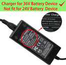 CH36V-2.1P 42V 2A Charger 2.1 plug for 36-42v Scooter Lithium Battery Pack EBike scooters