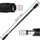 CBPM2TB, MVO DC 1 Female to 2 Male 5.5mm X 2.1mm Power Splitter Cable Y Adapter for CCTV Security Cameras LED Light Strip Router