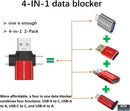 USB Data Blocker, MVO A type Data Blocker Only for Charge, Protect Against Juice Jacking, Refuse Hacking Provides Safe Charging