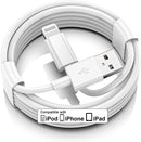 IPHONE USB A White Cord 6FT [Apple MFi Certified] Charger Lightning to USB Charging Cable Cord Compatible iPhone 14/13/12/11 Pro/11/XS MAX/XR/8/7/6s Plus,iPad Pro/Air/Mini,iPod Touch