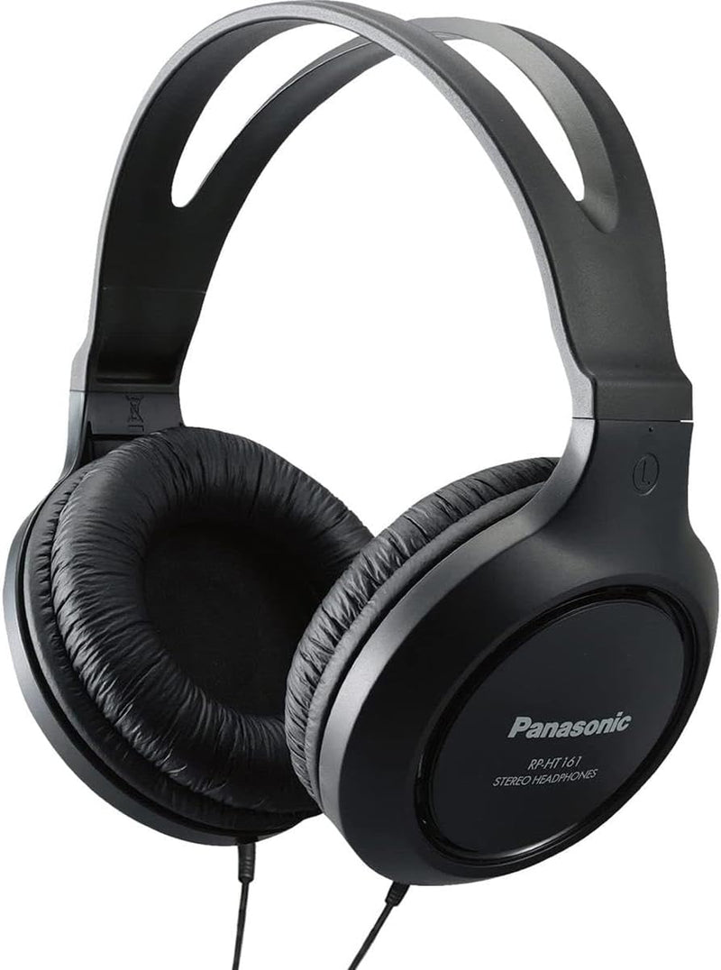 Panasonic Headphones, MVO Lightweight Over the Ear Wired Headphones with Clear Sound and XBS for Extra Bass, Long Cord, 3.5mm Jack