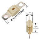 MIDA-080, Optifuse 80A High Current Fuse - Bolt-on Fuse 80 Amp for Cars, Trucks, Construction Vehicles, Buses, Caravans