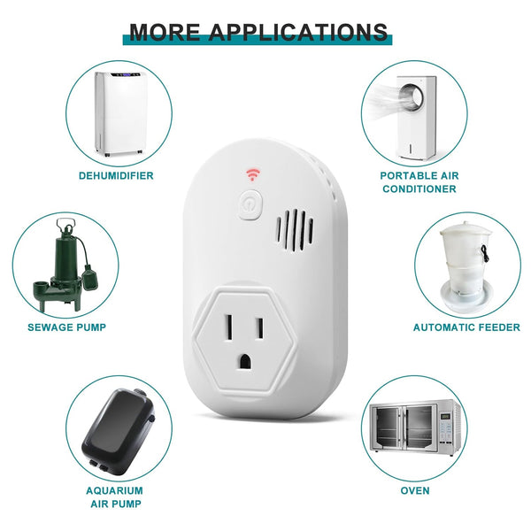 AC Power Alert, MVO Power Failure Alarm with LED Indicator & 80dB Siren