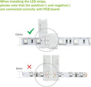 MVSSC5050-10RA, MVO L Shape Solderless Snap Down 2 Pin LED Strip Connector for Right Angle Corner or 90 Angle Turning Connection of 10mm Wide 5050 5630 Single Color Flex LED Strips