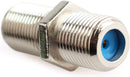 RFF-7734-3GHZ -10pk , Pan -10 PACK 3GH, PAN F81 Barrel Connectors High Frequency 3GHz Female to Female F-Type Adapter Couplers