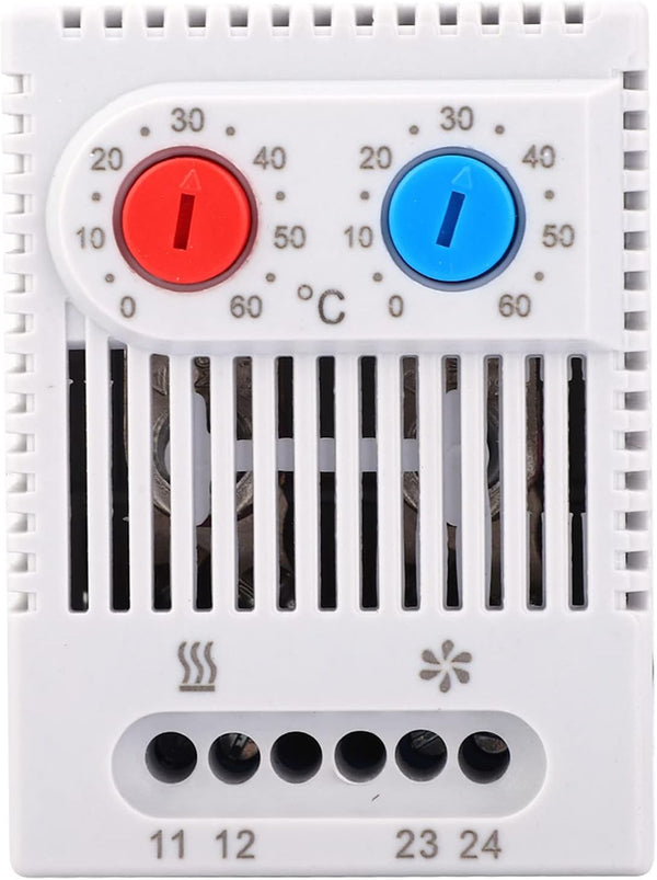ZR011, MVO Temperature Switch, IP20 Thermostat Open/Close Adjustable Thermostat Temperature Controller Switch