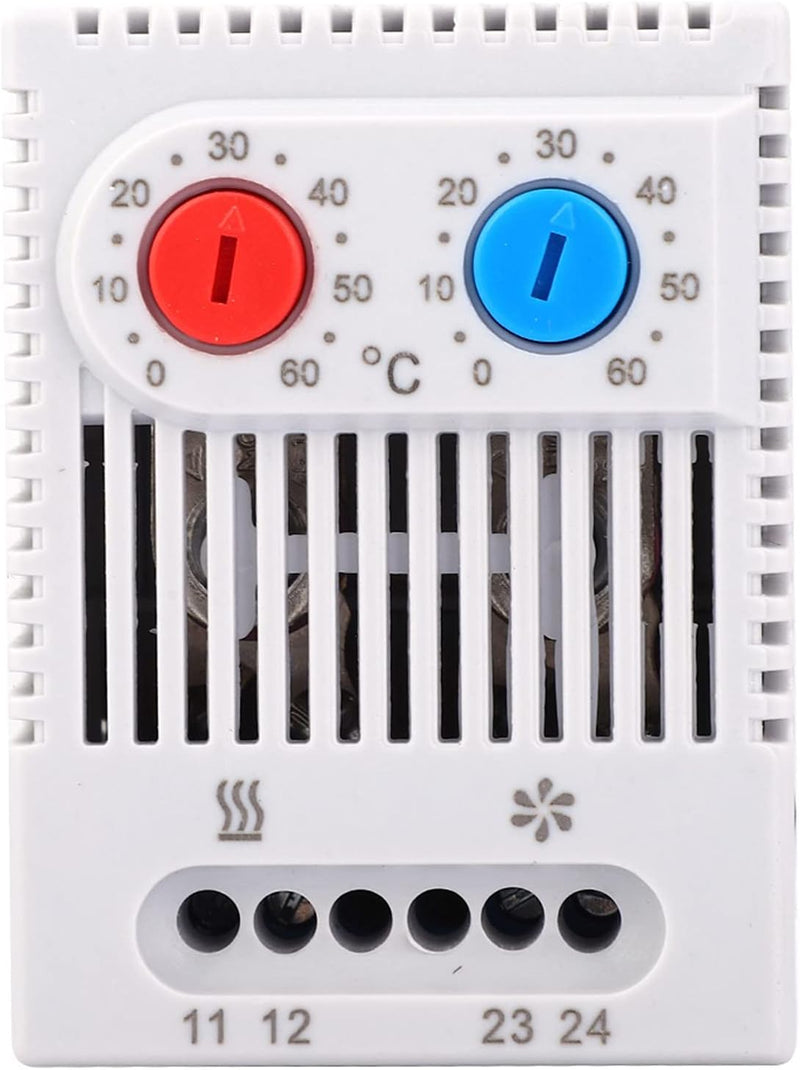 ZR011, MVO Temperature Switch, IP20 Thermostat Open/Close Adjustable Thermostat Temperature Controller Switch