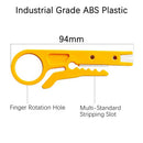 700-024, MVO Mini Wire Stripper  Network Wire Stripper Punch Down Cutter for Network Wire Cable, RJ45/Cat5/CAT-6, Telephone and Computer UTP Cable
