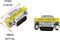 30-588, Calrad  DB15 VGA SVGA KVM Male to Male Mini Gender Changer Coupler Adapter Connector for PC