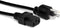 PWC-140.5, Hosa Power Cord, IEC C13 to NEMA 5-15P, 6 in