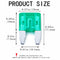ATR-30, MVO 5 Pack Auto Fuses 30 AMP APM/ATM 32V Mini Blade Style Fuses 30A Short Circuit Protection Car Fuse (30 AMP
