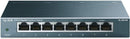 TL-SG108, MVO TP-Link TL-SG108 8 Port Gigabit Unmanaged Ethernet Network Switch, Ethernet Splitter Plug & Play Fanless Metal Design Shielded Ports Traffic Optimization