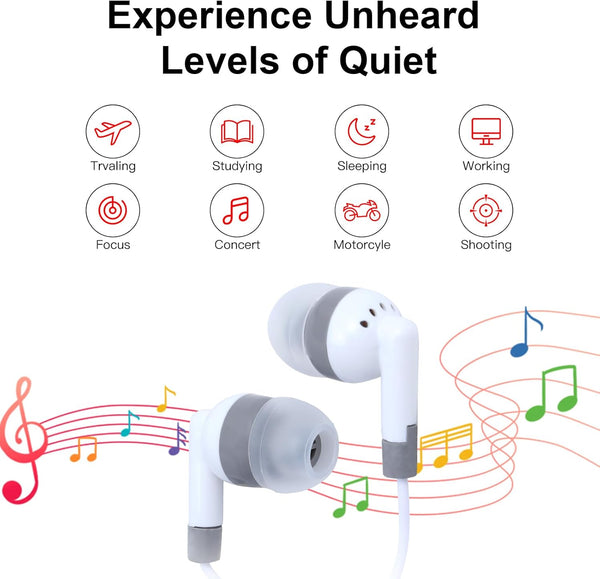 Ear bud Head Phones  Wired Earbuds Headphones, 3.5mm Jack Ear Buds with Microphone and High Sound Quality, Earphones Compatible with Computer Laptop iPad and Android Phones in School Office and Home