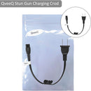 STUN CORD Stun Gun Charger Cord Compatible with VTS-T03, VTS-195; Police 305, Police 928-58, Avenger, Guard Dog Security, Jolt, Stun Master and Most Other Stun Guns （Expandable to 12inch）