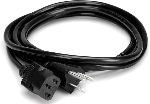 PWC-141.5, Hosa  Power Cord, IEC C13 to NEMA 5-15P, 1.5 Foot