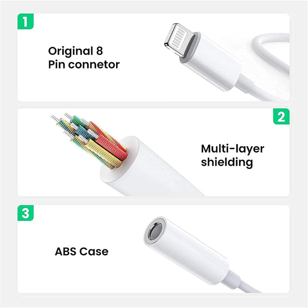 Lightning to 3.5 Aux Jack Adaptor