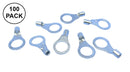 Philmore 65-1048C, 16-14AWG Non-Insulated 5/16" Ring Terminals ~ 100PK
