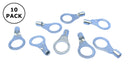Philmore 65-1048, 16-14AWG Non-Insulated 5/16" Ring Terminals ~ 10PK