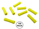 Philmore 65-1240C, 12-10AWG Yellow Insulated Butt Connectors ~ 100 Pack