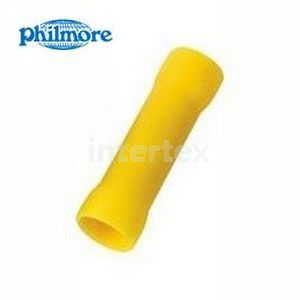 65-1240C, Philmore Insulated Butt Connector, 12-10 AWG, Yellow 100 pack