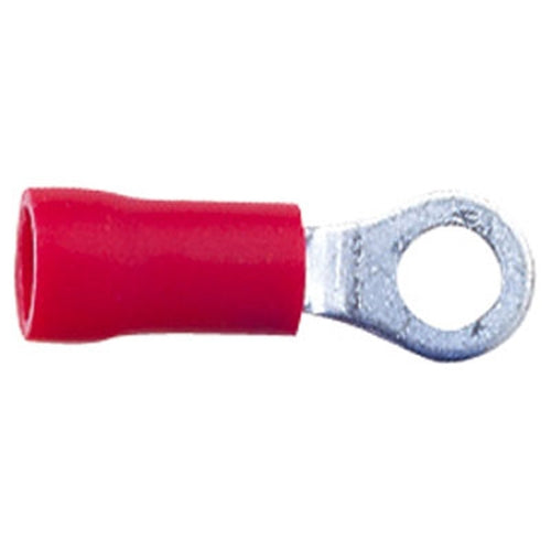 Philmore 65-1526 15-Pack Ring Terminals, 22-18 AWG, Insulated, Tin Plated Copper - Red