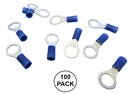 Philmore 65-1548C, 16-14AWG Blue Insulated 5/16" Ring Terminals ~ 100 Pack