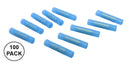 Philmore 65-1835C, 16-14AWG BLUE Insulated Seamless Butt Connectors ~ 100 Pack