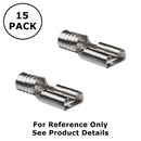 Philmore 65-4025, 22-18AWG Non-Insulated 0.250" Female Quick Slide 15PK