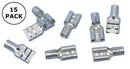Philmore 65-4045C, 12-10AWG Non-Insulated 0.250" Female Quick Slide 15PK