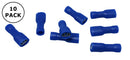 Philmore 65-4342, 16-14AWG Blue Fully Insulated 0.187" Female Quick Slide 10PK