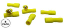 Philmore 65-4365, 12-10AWG Yellow Fully Insulated 0.250" Female Quick Slide 8PK