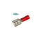 65-4524  15PK Female Quick disconnects Vinyl Insulated Spade Wire Connector Electrical Crimp Terminal 22-16 AWG 6.3mm .187 Red