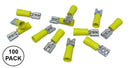 Philmore 65-4565C, 12-10AWG Yellow Insulated 0.250" Female Quick Slide 100PK