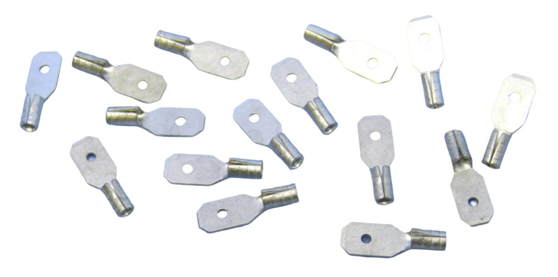 65-5022C, 100pc 0.187" Male Quick Slide Crimp Terminals for 22-18 AWG