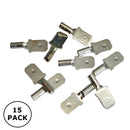 Philmore 65-5025, 22-18AWG Non-Insulated 0.250" Male Quick Slide 15PK