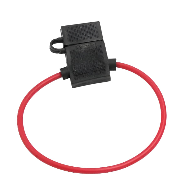 65-5014, ATC In-Line Fuse Holder with Cover, 14AWG Wire Loop