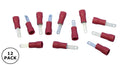 Philmore 65-5521, 22-18AWG Red Insulated 0.110" Male Quick Slide 12PK