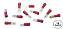 Philmore 65-5522, 22-18AWG Red Insulated 0.187" Male Quick Slide 12PK