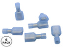 Philmore 65-5745, 16-14AWG Blue Fully Insulated 0.250" Male Quick Slide 6PK