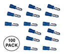 Philmore 65-7541C, 16-14AWG Blue Insulated 0.156" Male Bullet Plug 100PK