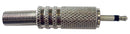 Philmore 70-052, Metal Shielded Sub-Mini 2.5mm 2 Conductor Male Plug